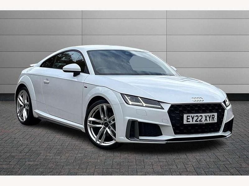 White Used 2022 Audi TT S-Line Coupe | £25,450 (Fair price) - Image 1/4