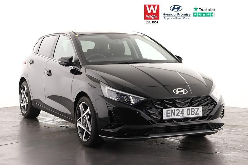 Black Used 2024 Hyundai i20 Premium Hatchback | £17,999 (Fair price) - Image 1/3