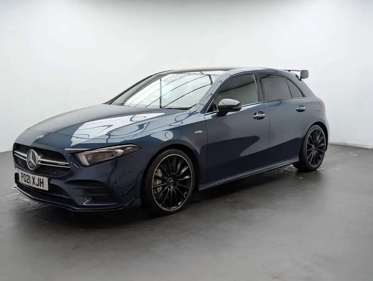Used Mercedes A35 AMG Premium Plus 2021 Blue Hatchback