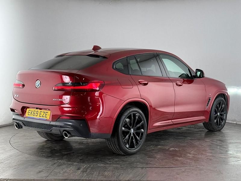 Used BMW X4 M Sport 190 HP (139 kW) 2019 Red SUV