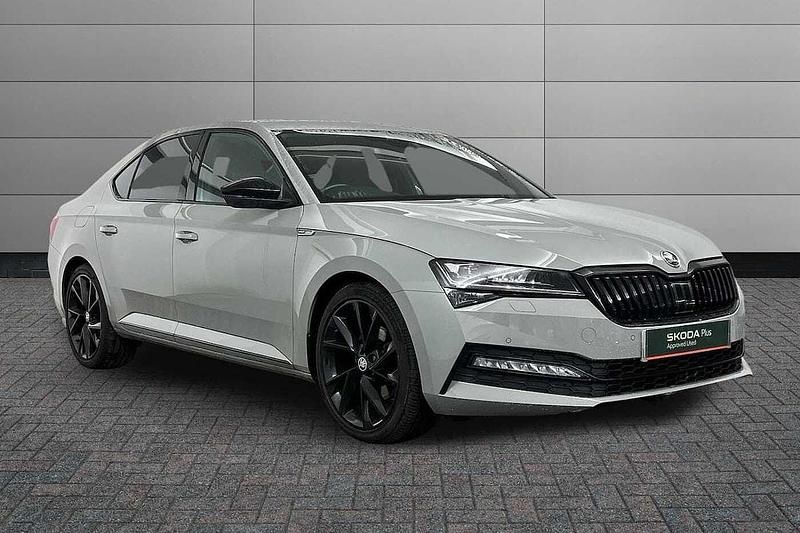 Grey Used 2022 Skoda Superb SportlinePlus Hatchback | £21,950 (Good price) - Image 1/4