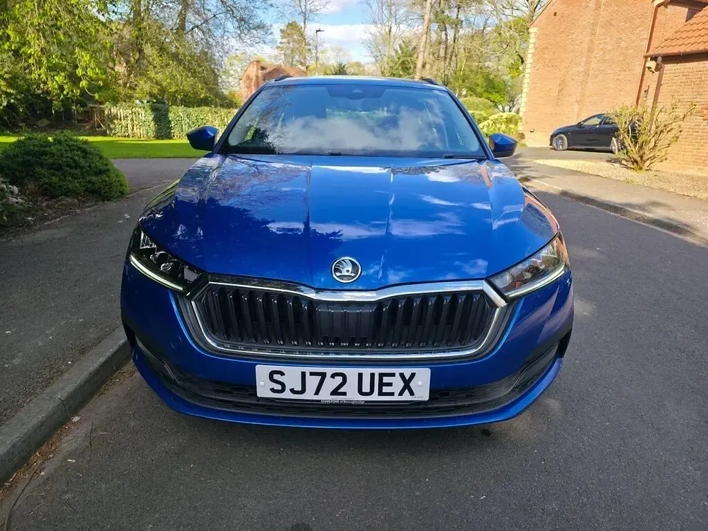 Begagnad Skoda Octavia SE 150 HK (110 kW) 2022 Blå Kombi