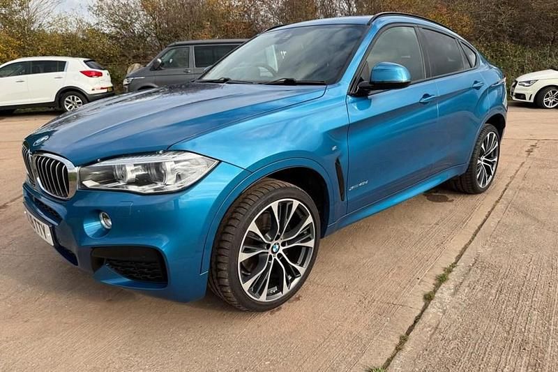 Blue Used 2018 BMW X6 M Sport SUV | £25,950 (Fair price) - Image 1/1