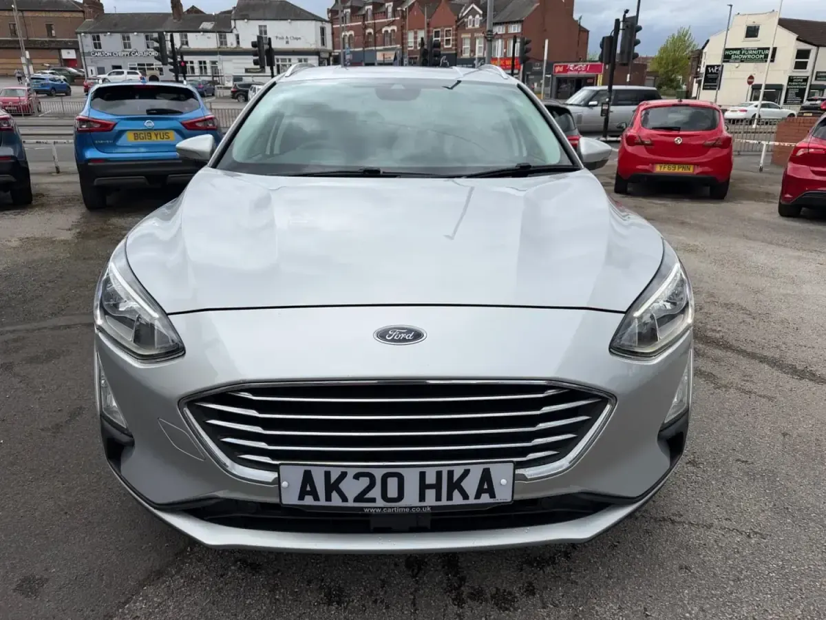 Begagnad Ford Focus Titanium 2020 Silver Kombi