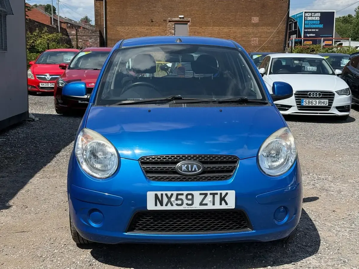 Used Kia Picanto 64 HP (47 kW) 2009 Blue Hatchback