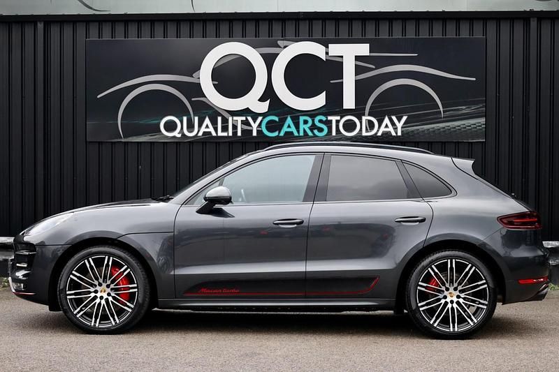 Used Porsche Macan Turbo Performance Package 440 HP (323 kW) 2018 Grey SUV