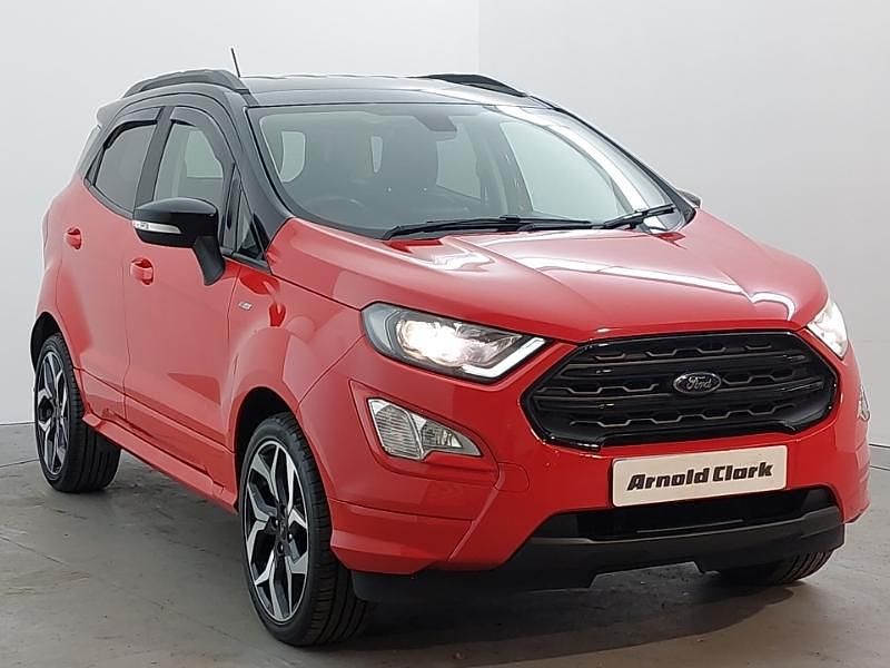 Used Ford Ecosport ST-Line 125 HP (91 kW) 2018 Red SUV