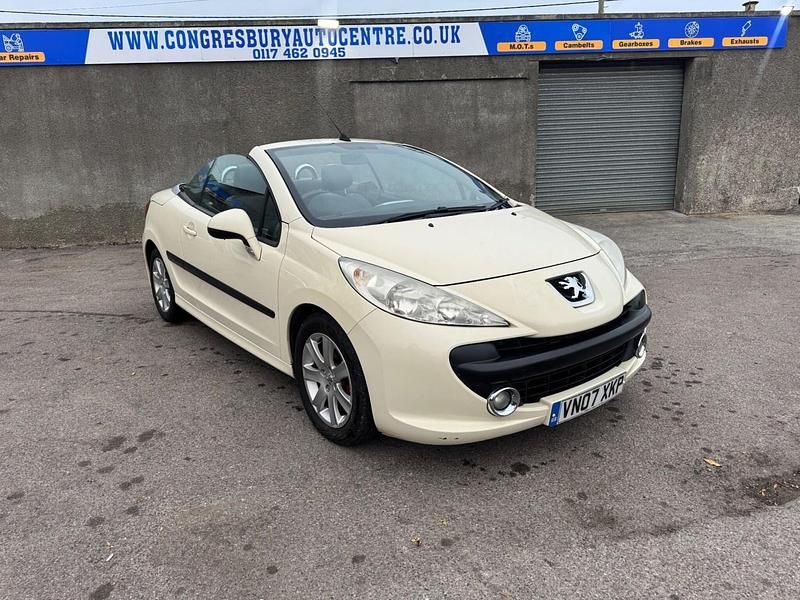 Beige Used 2007 Peugeot 207 CC Sport Cabriolet | £1,495 (Fair price) - Image 1/4