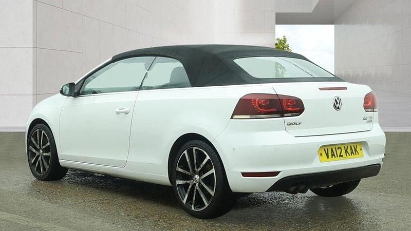 Used VW Golf Cabriolet GT 140 HP (102 kW) 2012 White Cabriolet