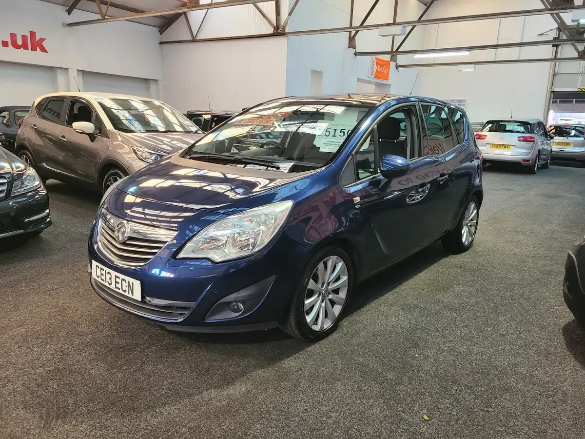 Used Vauxhall Meriva 110 HP (80 kW) 2013 Blue MPV