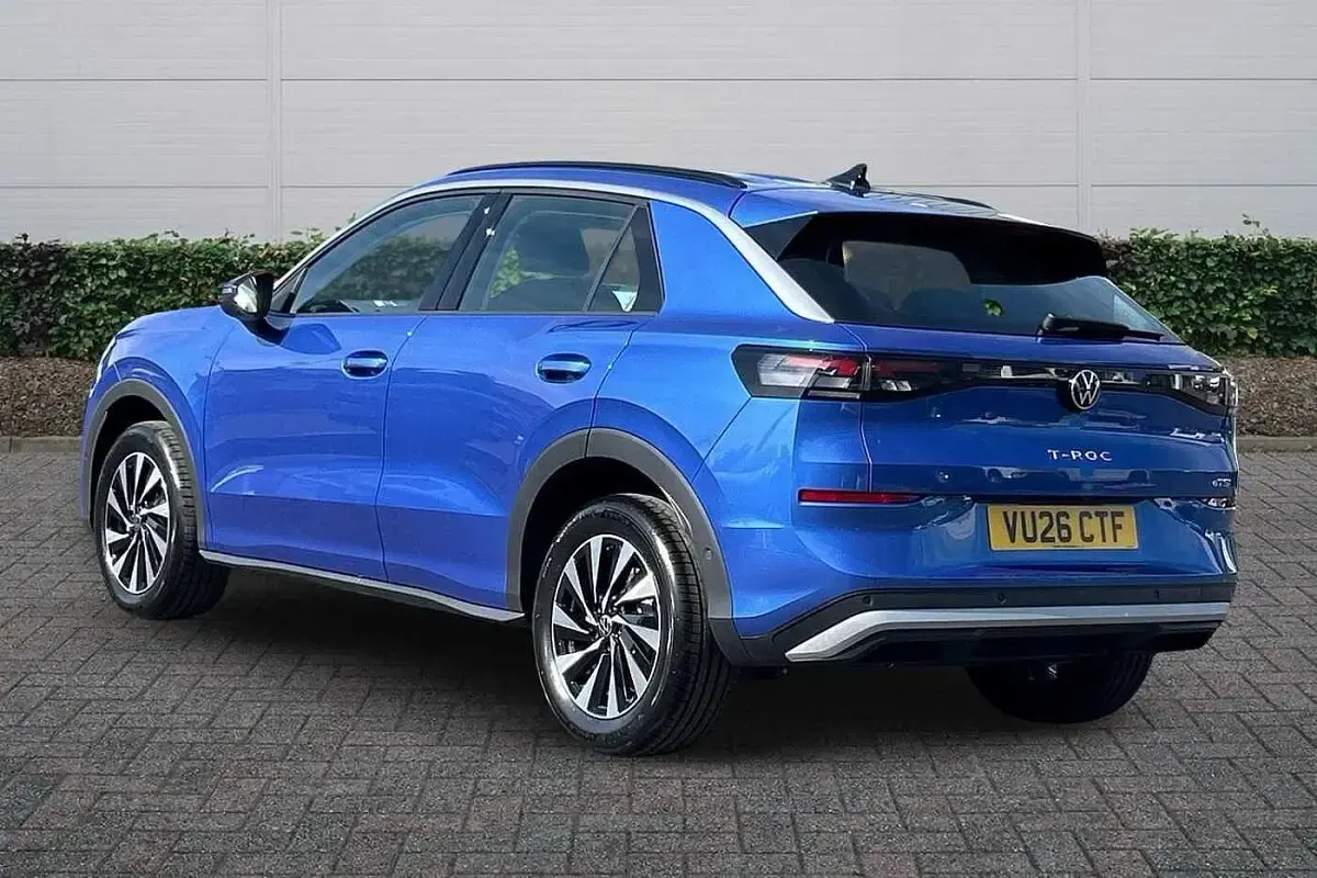 New VW T-Roc Life 2026 Celestial blue SUV