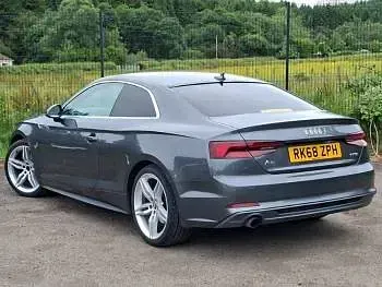 Used Audi A5 S-Line 150 HP (110 kW) 2018 Grey Coupe