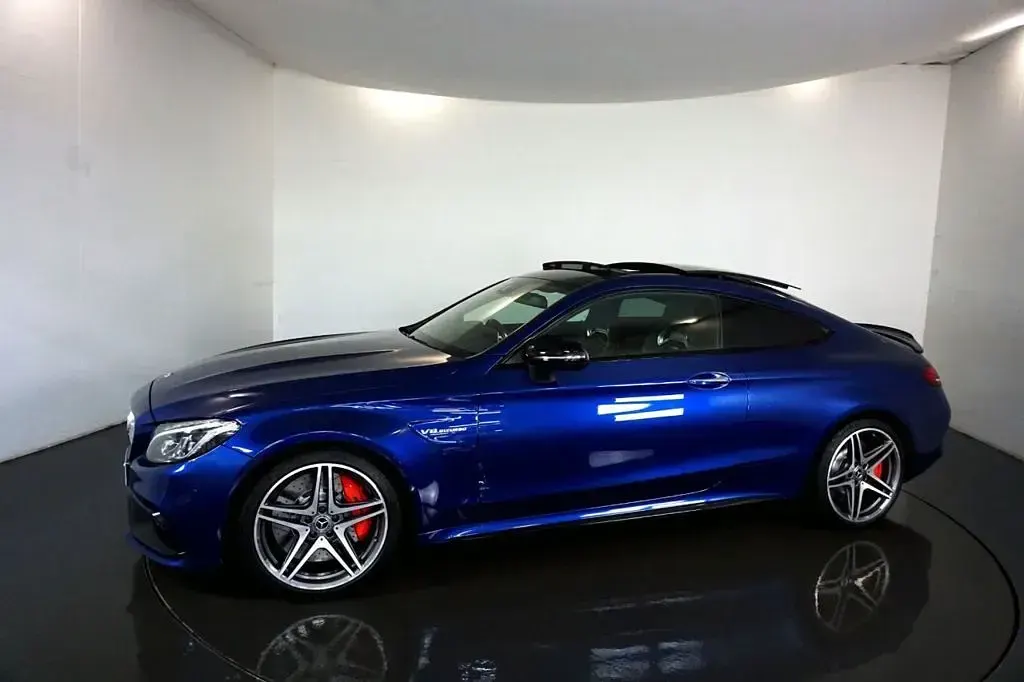 Used Mercedes C63 AMG Premium 510 HP (375 kW) 2017 Brilliant blue metallic Coupe