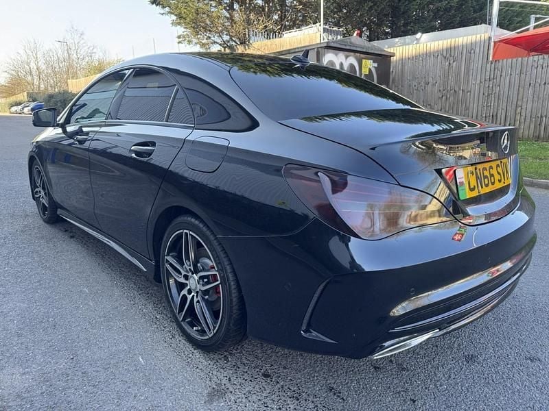 Used Mercedes CLA220 AMG line 177 HP (130 kW) 2016 Black Sedan