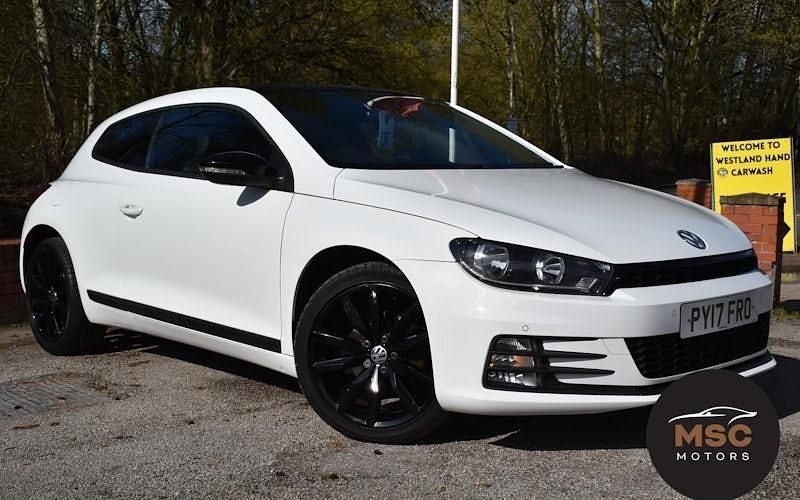 Used VW Scirocco Black Edition 150 HP (110 kW) 2017 White Coupe