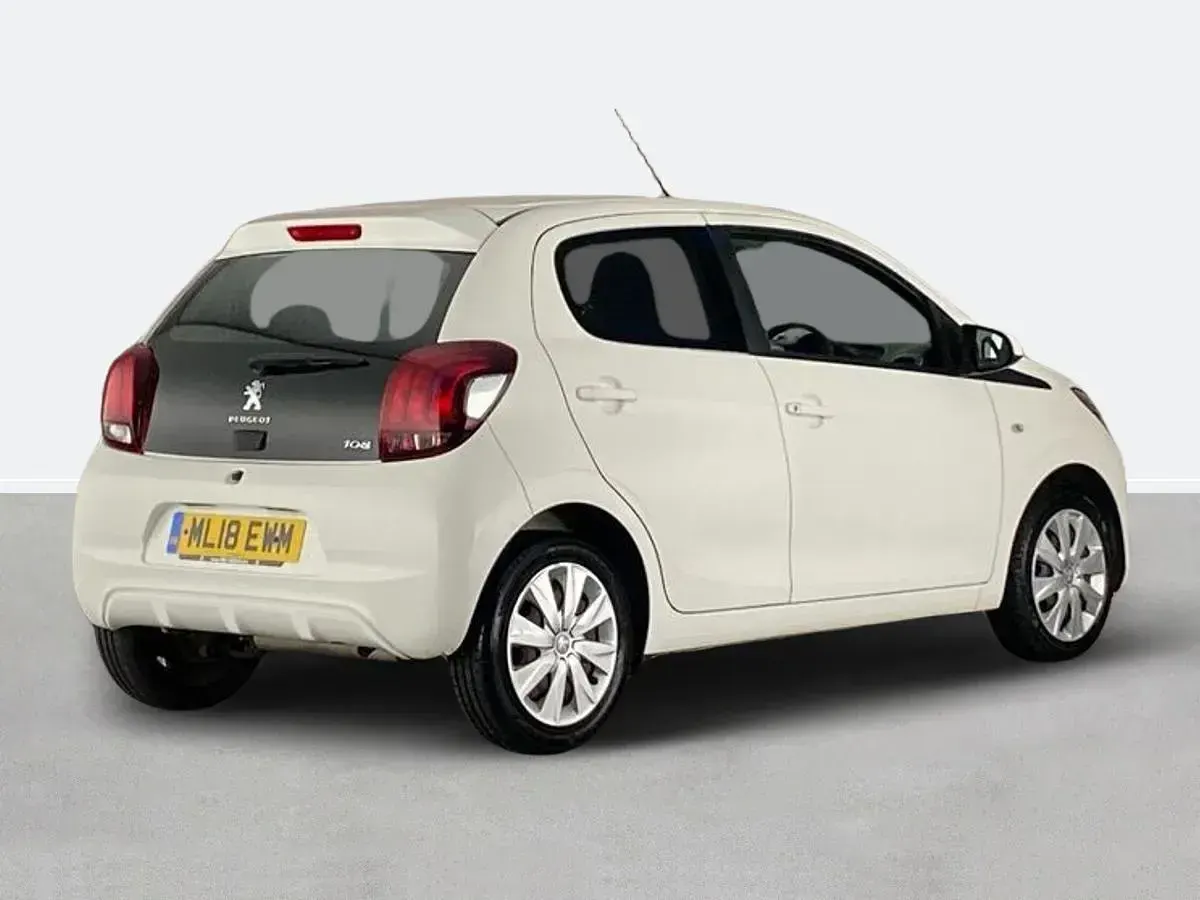 Used Peugeot 108 Active 2018 White Hatchback