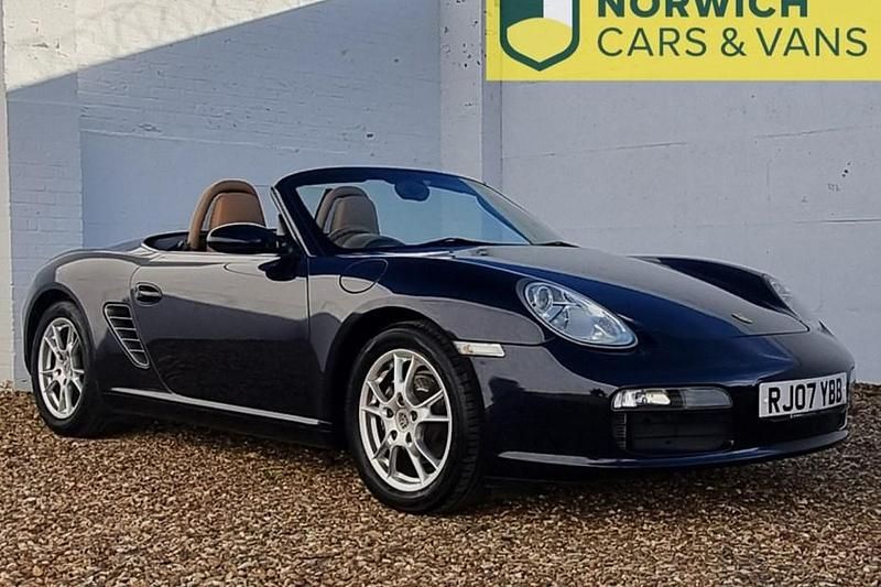 Used Porsche Boxster 245 HP (180 kW) 2007 Blue Cabriolet