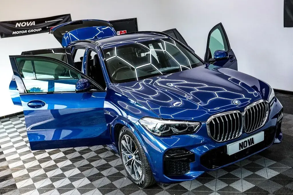 Used BMW X5 M Sport 394 HP (289 kW) 2021 Blue SUV