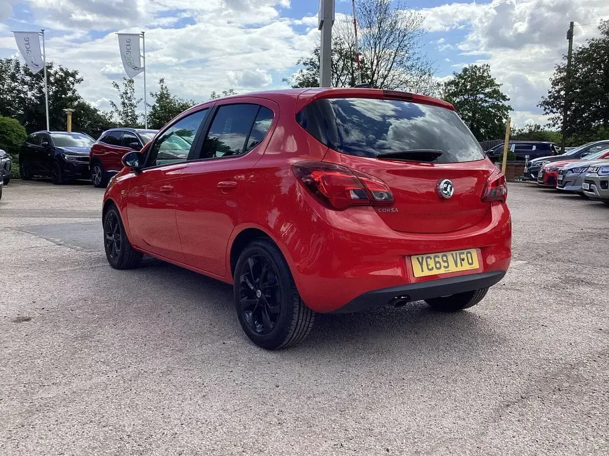 Used Vauxhall Corsa 90 HP (66 kW) 2019 Red Hatchback