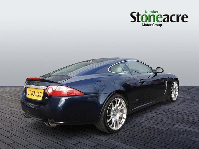 Used Jaguar XKR Supercharged 420 HP (308 kW) 2009 Blue Coupe