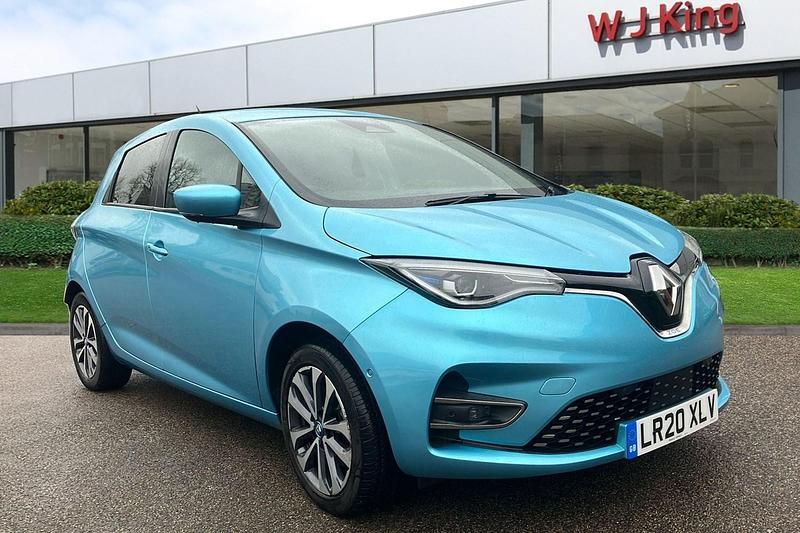 Celadon blue Used 2020 Renault Zoe GT-Line Hatchback | £8,360 (Fair price) - Image 1/3