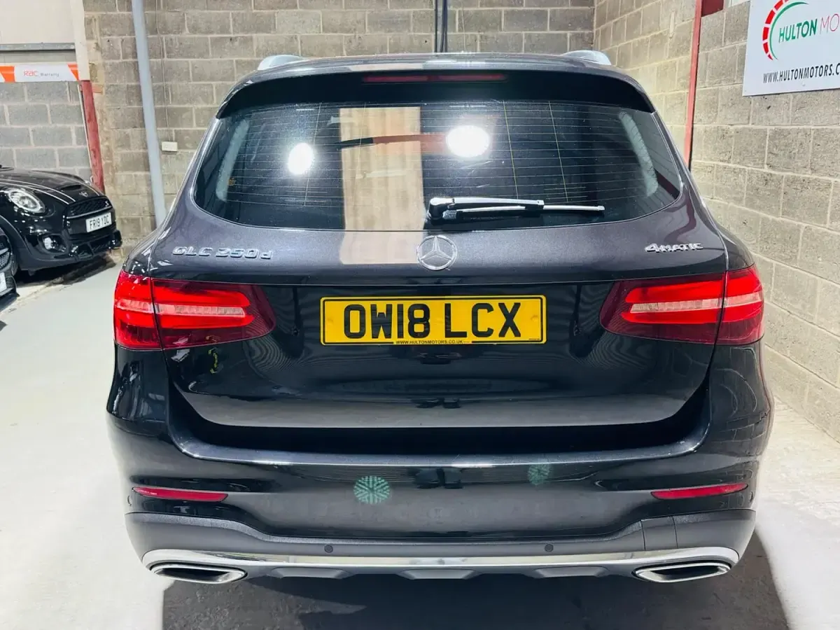 Used Mercedes GLC250 AMG Line Premium 204 HP (150 kW) 2018 Black SUV
