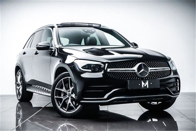 Black Used 2021 Mercedes GLC300 AMG line SUV | £31,795 (Fair price) - Image 1/4