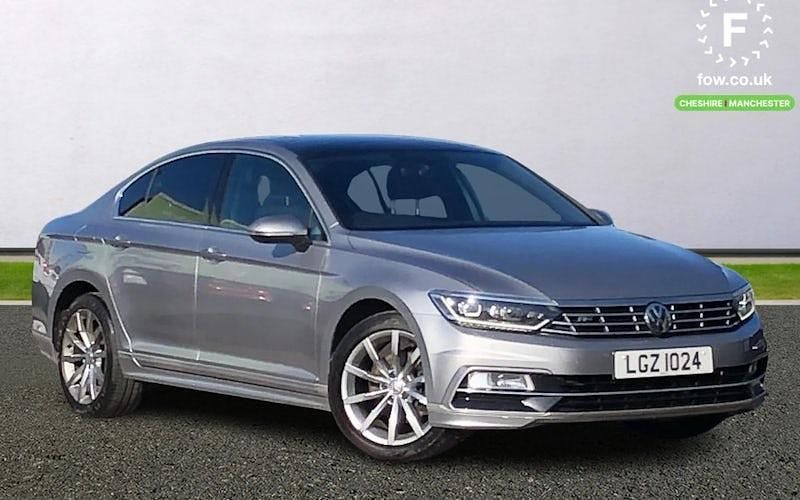 Silver Used 2018 VW Passat R-line Sedan | £13,199 (Good price) - Image 1/4