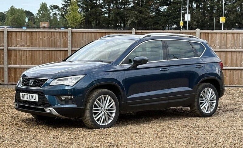 Blue Used 2017 Seat Ateca 4Drive SUV | £10,900 (Good price) - Image 1/4
