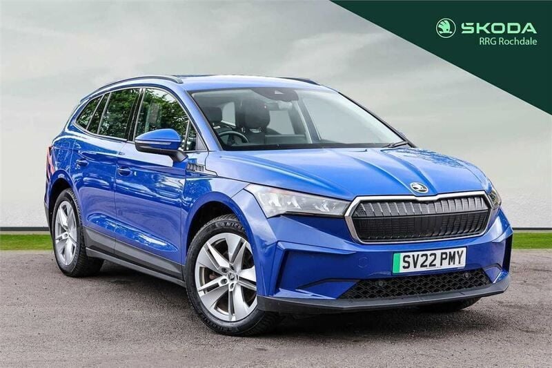 Blue Used 2022 Skoda Enyaq iV ecoSuite SUV | £17,700 (Good price) - Image 1/4