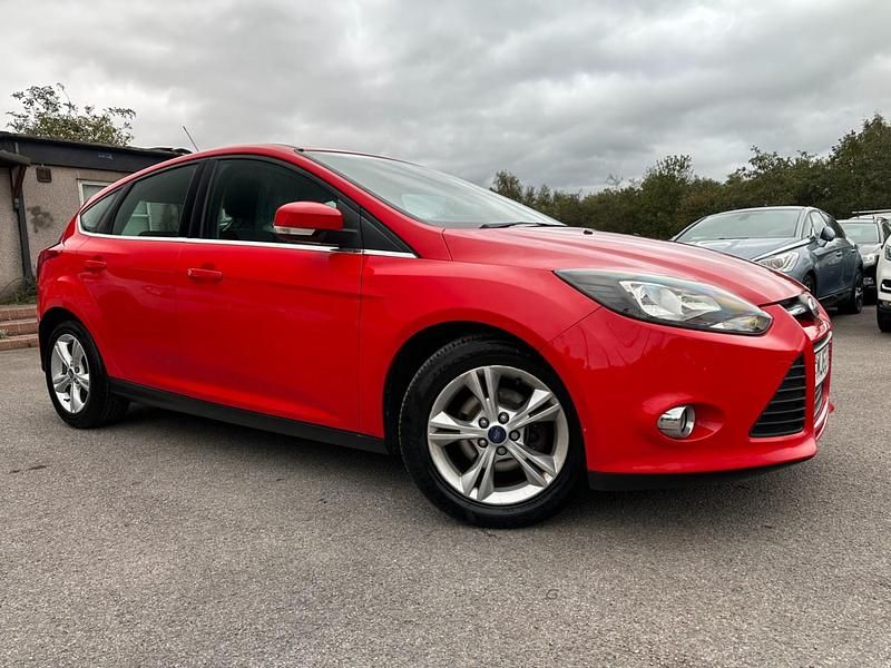 Red Used 2013 Ford Focus Zetec Hatchback | £2,995 (Good price) - Image 1/3