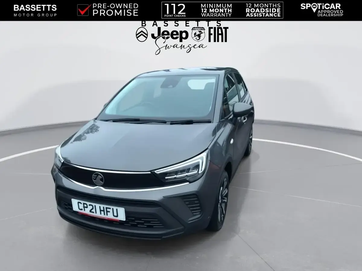 Used Vauxhall Crossland S 83 HP (61 kW) 2021 Grey SUV