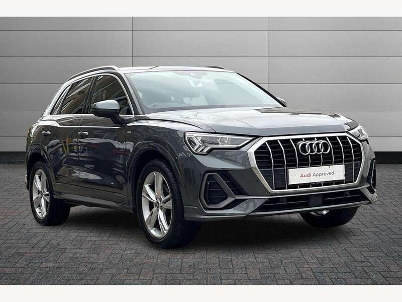 Grey Used 2021 Audi Q3 S-Line SUV | £27,950 (Fair price) - Image 1/4