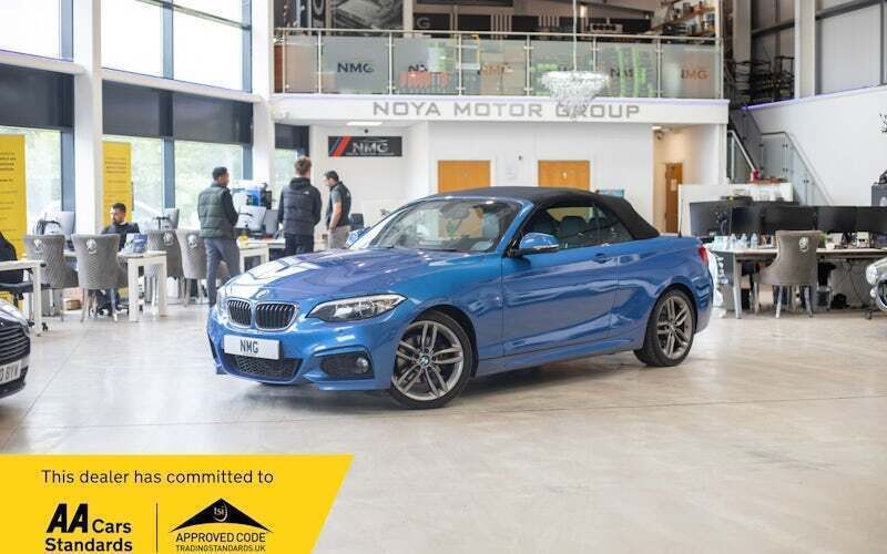 Blue Used 2015 BMW 220 M Sport Cabriolet | £10,699 (Good price) - Image 1/4