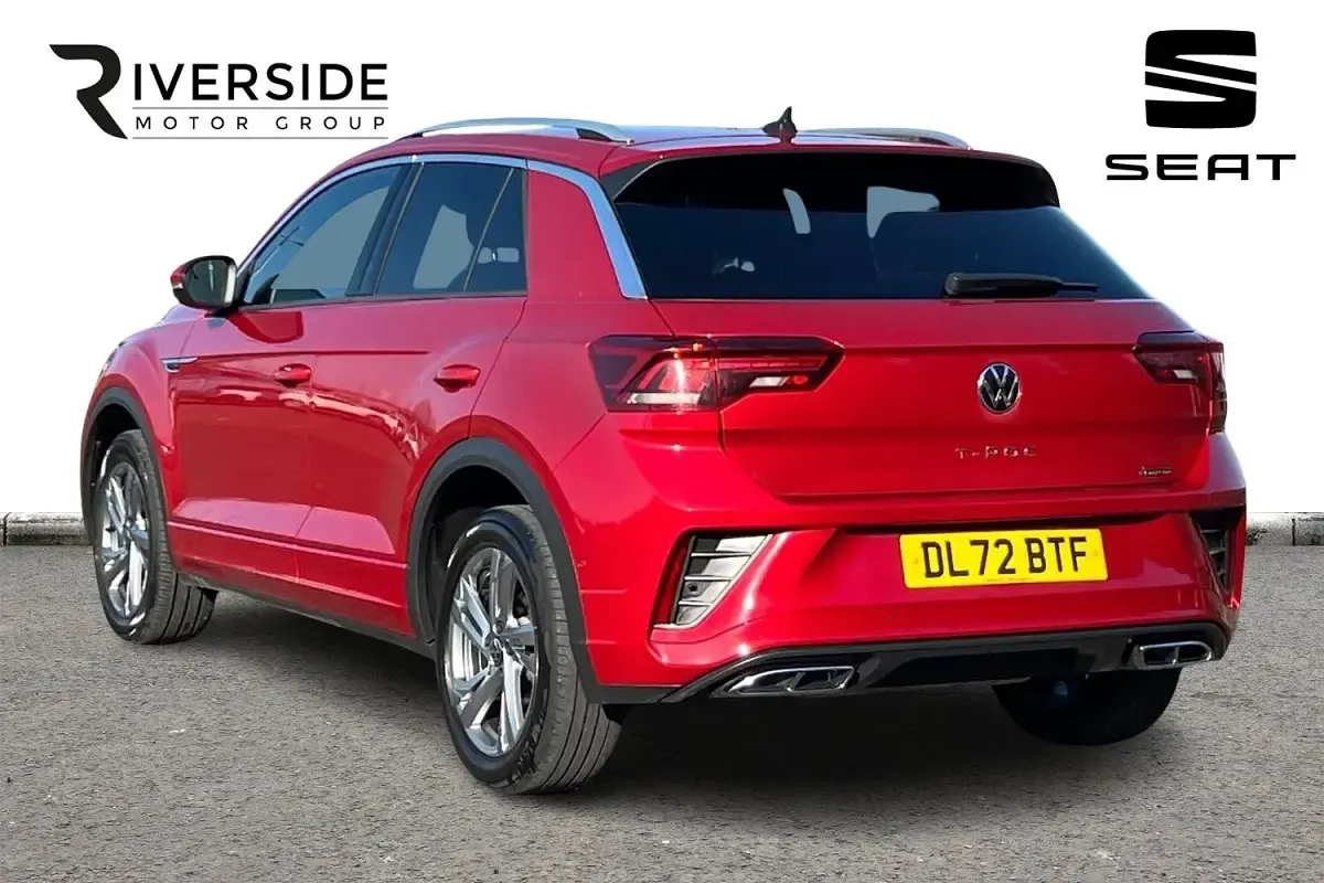 Used VW T-Roc R-line 190 HP (139 kW) 2023 Kings red premium SUV