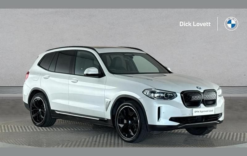 White Used 2021 BMW iX3 Shadowline SUV | £23,700 (Fair price) - Image 1/4