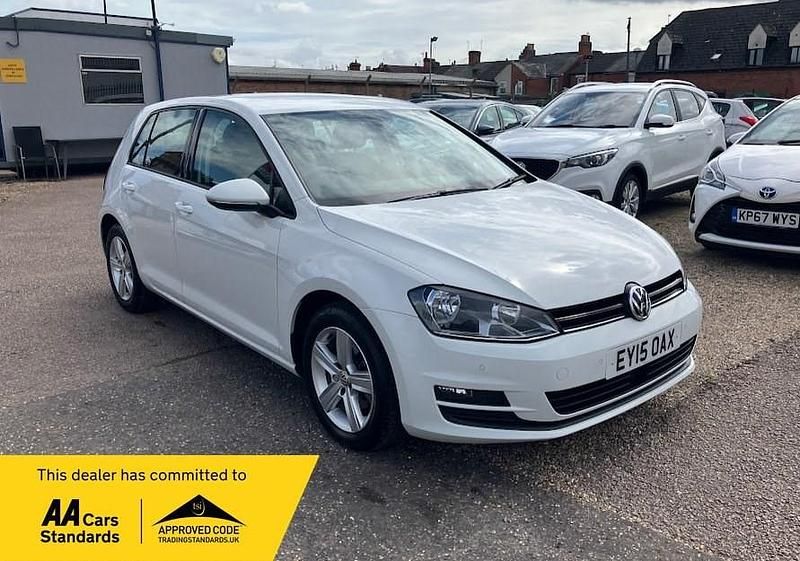 White Used 2015 VW Golf VII Match Hatchback | £9,995 (Fair price) - Image 1/4