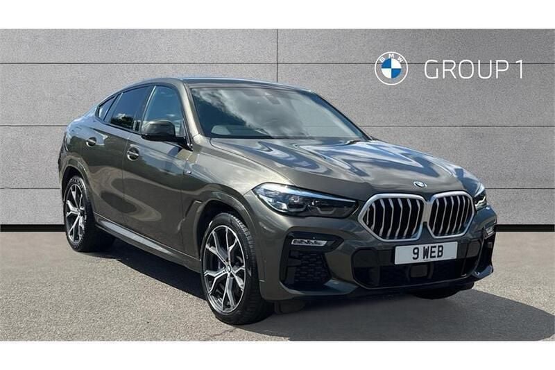 Green Used 2021 BMW X6 M Sport SUV | £43,500 (Fair price) - Image 1/4