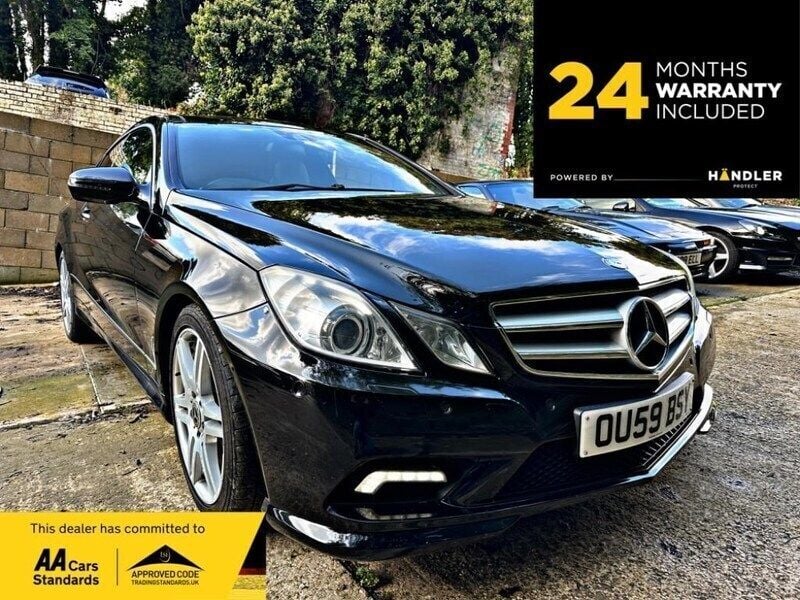 Black Used 2009 Mercedes E500 Coupe | £9,990 - Image 1/4