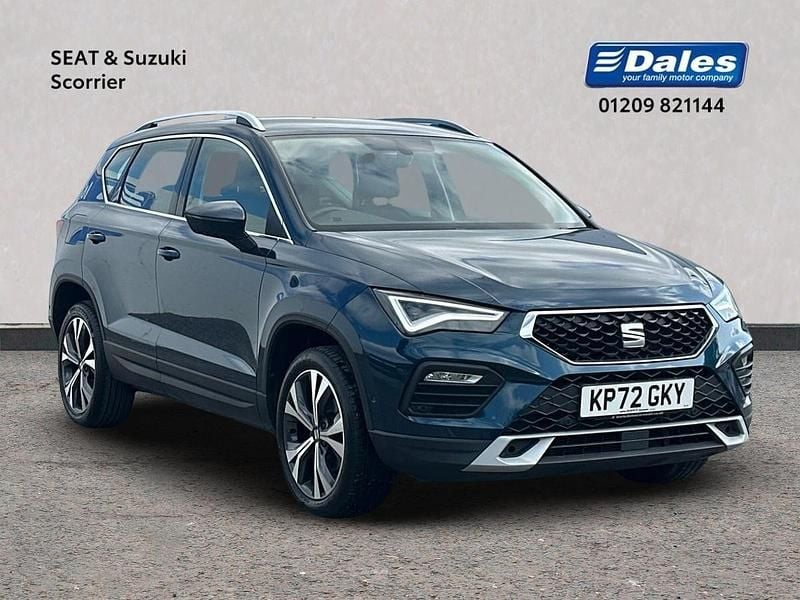 Blue Used 2022 Seat Ateca SE Technology SUV | £18,250 (A bit pricey) - Image 1/4