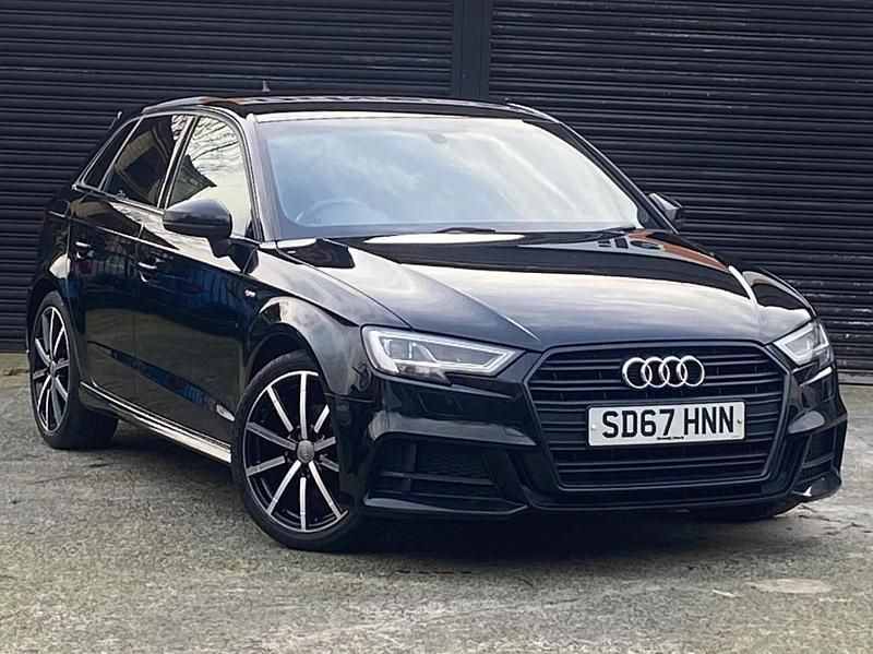 Used Audi A3 Sportback Black Edition 150 HP (110 kW) 2017 Black Hatchback