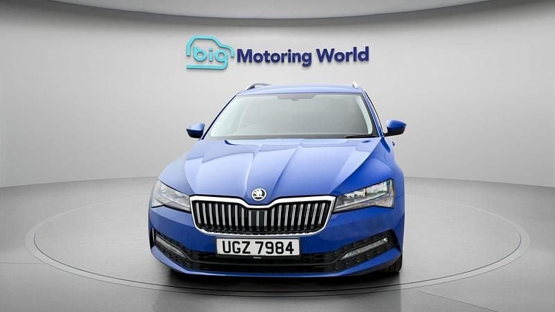 Used Skoda Superb SE 150 HP (110 kW) 2021 Blue Estate
