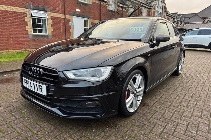 Black Used 2014 Audi A3 S-Line Hatchback | £5,995 (Fair price) - Image 1/1
