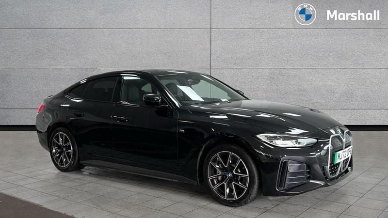 Black sapphire Used 2022 BMW i4 M Sport Sedan | £27,771 (Fair price) - Image 1/4