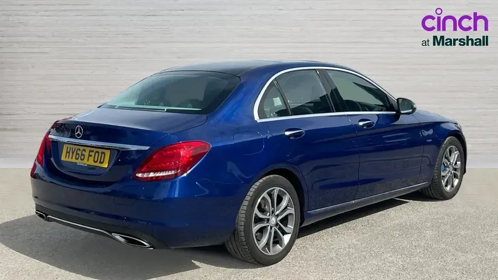 Used Mercedes C350 Premium 293 HP (215 kW) 2016 Blue Sedan