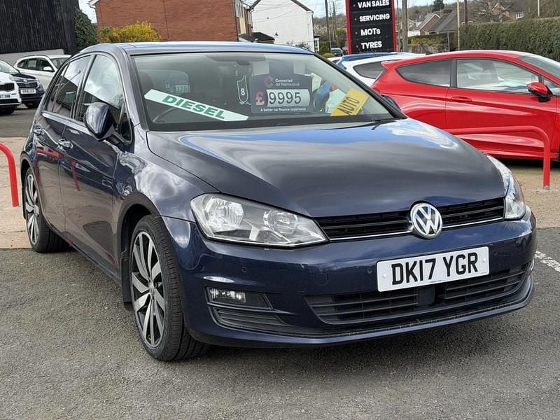 Used VW Golf VII GT 2017 Blue Hatchback