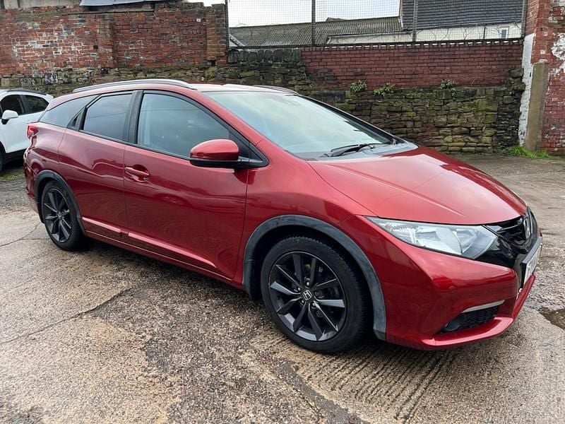 Begagnad Honda Civic SR 2014 Röd Kombi