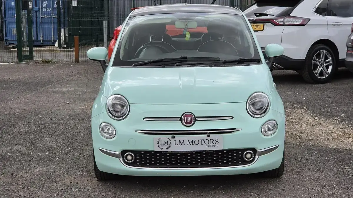 Used Fiat 500 Lounge 69 HP (50 kW) 2017 Green Hatchback