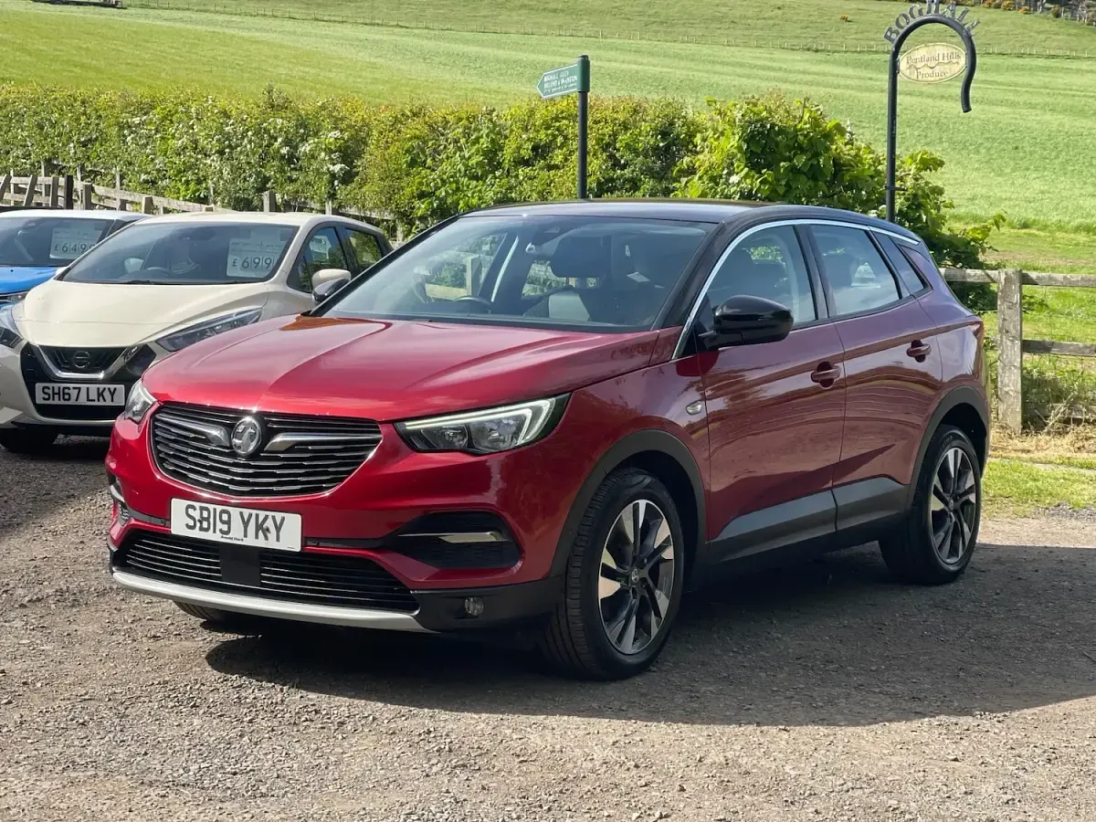 Used Vauxhall Grandland X Sport 130 HP (95 kW) 2019 Red SUV