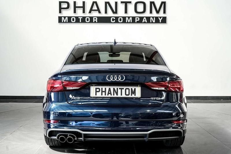 Used Audi A3 S-line plus 150 HP (110 kW) 2017 Blue Sedan